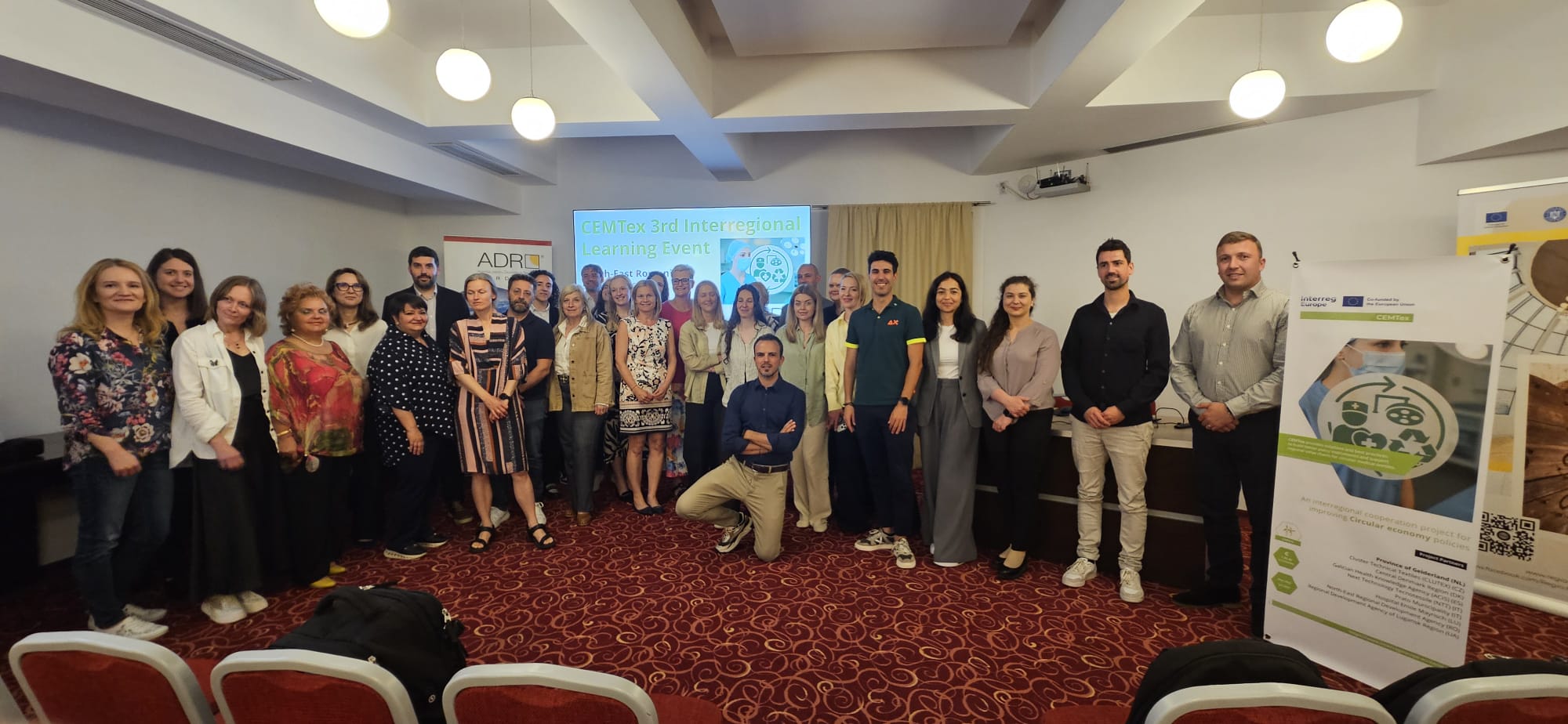 CLOTEX-HUB ДОЛУЧИВСЯ ДО МІЖНАРОДНОГО НАВЧАЛЬНОГО ВІЗИТУ CEMTEX У РУМУНІЇ: ЦИРКУЛЯРНИЙ МЕДИЧНИЙ ТЕКСТИЛЬ, ЗЕЛЕНІ ЗАКУПІВЛІ ТА ІННОВАЦІЇ ДЛЯ СТАЛОГО РОЗВИТКУ